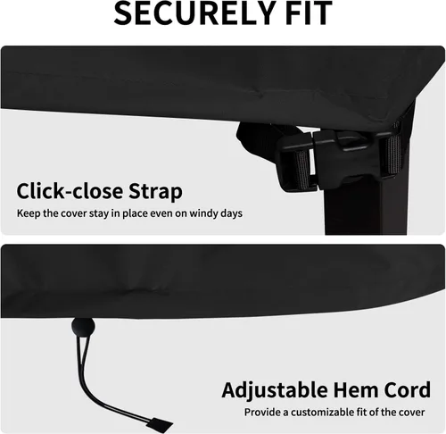 Miniatura 6 de Easy-Going Funda impermeable para silla de patio, resistente a los rayos UV, para exteriores, resistente a la intemperie, con costuras selladas