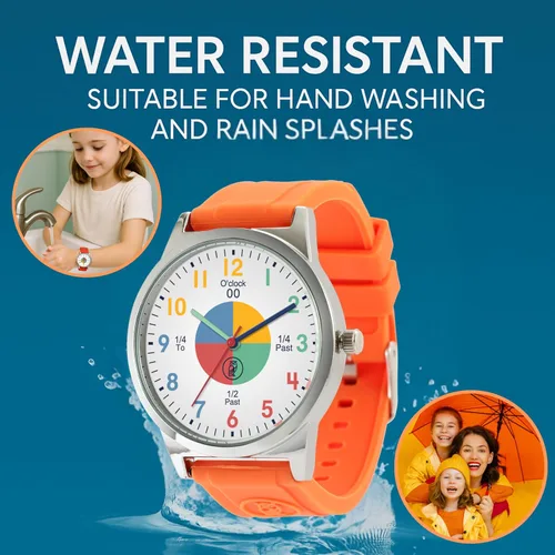 Miniatura 7 de OWLCONIC Reloj analógico para niños Relojes para niñas y niños de 7 a 12 años Reloj analógico para niños Herramienta de enseñanza para decir