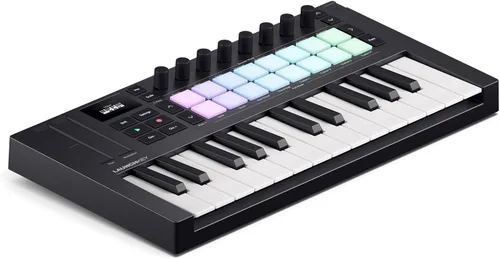 Miniatura 10 de Novation Launchkey Mini [MK3] - Controlador de teclado portátil de 25 teclas, USB, MIDI con integración DAW, modo acorde y arpegiador