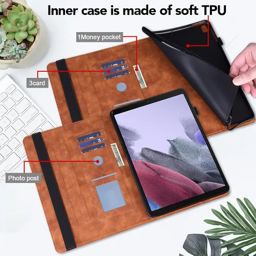 Miniatura 2 de Funda para Xiaomi Redmi Pad 10.61 Pulgadas 2022, Diseño En Relieve Pavo Real Floral PU Funda De Cuero Flip Stand Con Soporte De Bolígrafo Banda