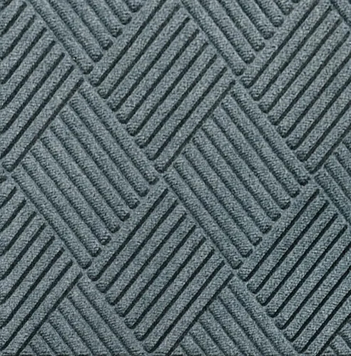 Miniatura 19 de Tapete antideslizante Andersen, fibra de polipropileno diamante clásico, para suelo interior o exterior. Caucho SBR, 3/8 in de grosor., Bluestone, 1