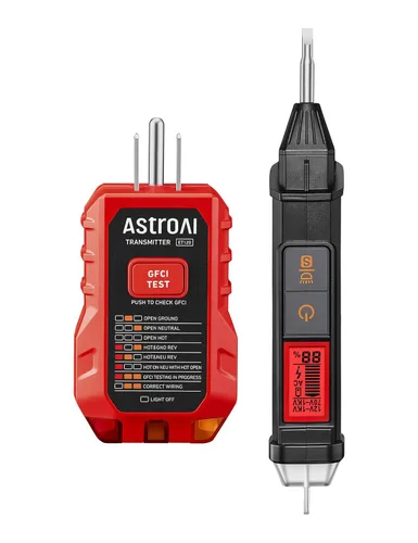 Miniatura 8 de AstroAI Probador de multímetro digital de 2000 cuentas con voltímetro de CA CC y medidor de amperios de voltios ohmios; mide voltaje, corriente