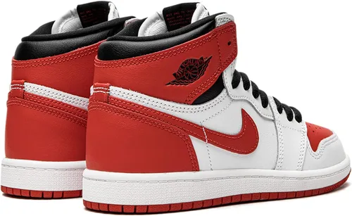 Miniatura 3 de Little Kid's Jordan 1 Retro High OG Heritage WhtUniv Red-Blk (AQ2664 161)