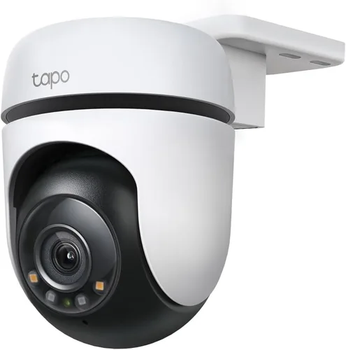 Tapo Tapo C510W - Cámara de seguridad Wi-Fi con cable 2K para exteriores, vista de 360°, seguimiento de movimiento, funciona con Alexa y Google