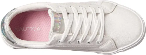 Miniatura 5 de Nautica Zapatillas de deporte de moda para niñas y niños - Zapatos bajos para niños zapatillas de tenis con cordones y sin cordones
