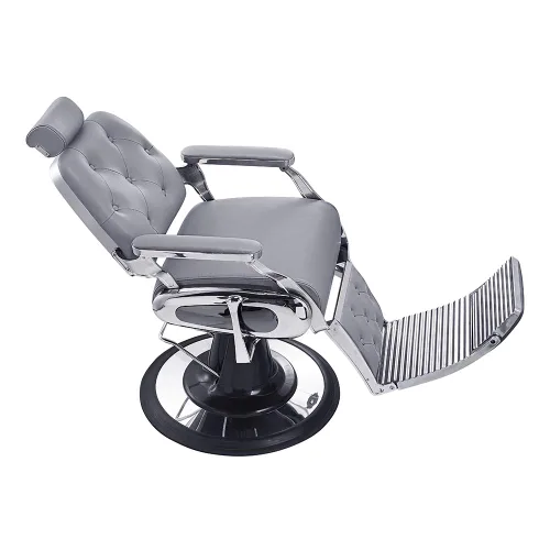 Miniatura 6 de Dir Silla de peluquería, sillas de peluquería hidráulicas de alta resistencia, color gris, paquete de 3 Gris-3