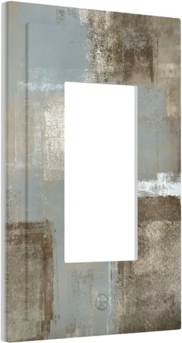 Miniatura 165 de Cubiertas Decorativas para Placas de Interruptor Abstracto Moderno de Mediados de Siglo Arco Boho Sol Dorado Hoja 1 Gang Placa de Pared Cubierta