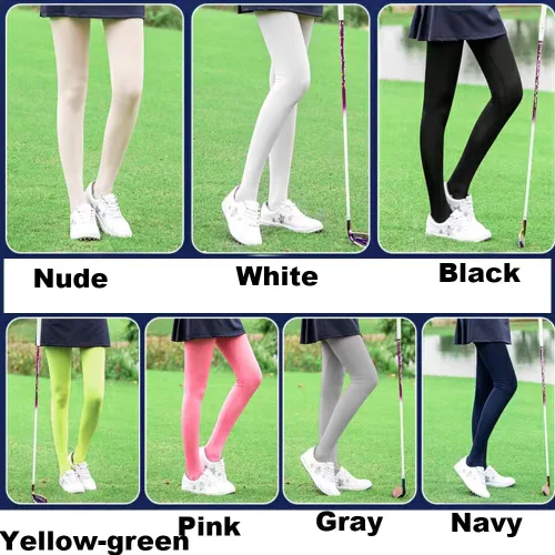 Miniatura 5 de TheFancyPumpkin Leggings deportivos de seda fría con protección UV para mujer