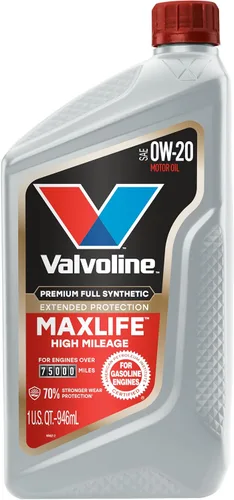 Miniatura 49 de Valvoline - Aceite de motor de mezcla sintética SAE 10W-40 de alto millaje, con MaxLife Technology, 5 cuartos de galón
