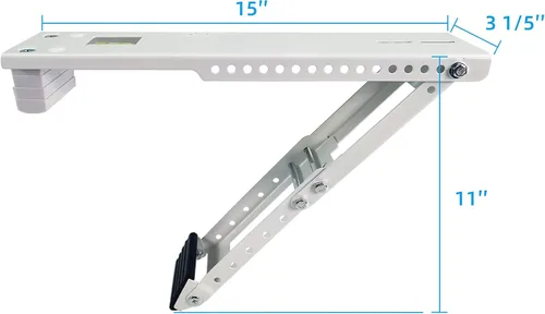 Miniatura 3 de Soporte de aire acondicionado de ventana ligero, hasta 85 libras, se adapta a unidad de A/C btu de 5K-10K