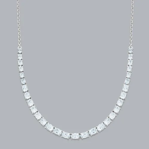 Miniatura 3 de Ross-Simons Collar graduado de aguamarina de 8.80 quilates en plata de ley