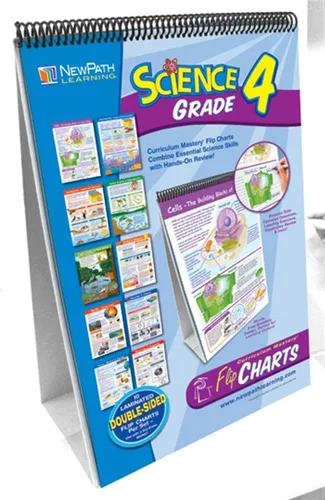 NewPath Learning - Juego de 10 rotafolios de maestría del plan de estudios de ciencias, grado 4