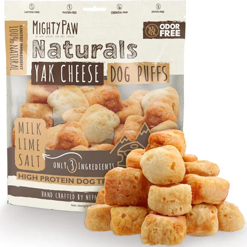 Miniatura 18 de Mighty Paw Golosinas masticables de queso Yak para perros Golosinas para mascotas 100% naturales de larga duración. Sin olor y excelentes