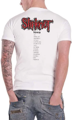 Miniatura 2 de Slipknot Camiseta Iowa Lista De Pistas Banda Logo Oficial Hombres