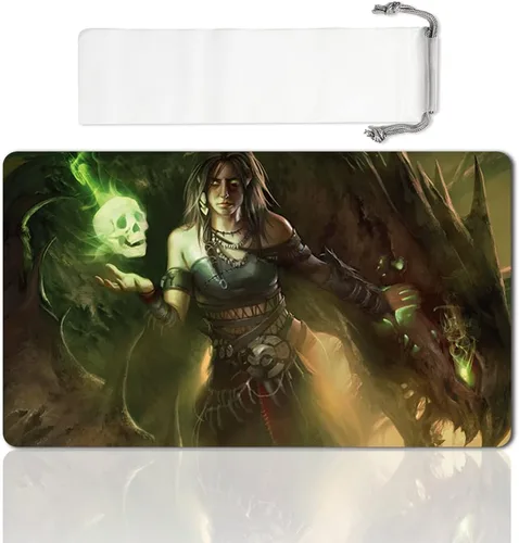 Miniatura 8 de Juego de mesa MTG Playmat Games Tamaño 60X35 cm CCG Compatible para MTG CCG RPG Juego de cartas coleccionables (Ajani Steadfast)