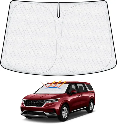 Miniatura 25 de Parasol para parabrisas de ajuste personalizado para Honda Civic 2022-2025 2026, parasol para accesorios Civic, visera plegable para ventana