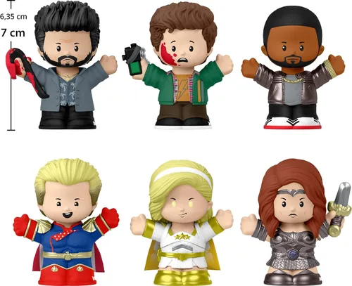 Miniatura 5 de Little People Collector El Set de Edición Especial de Los Chicos con Figuras de Personajes en una Caja de Exhibición para Adultos y Fans, 6 Figuras