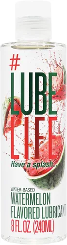 Miniatura 10 de Lube Life - Lubricante personal a base de agua, sabor algodón de azúcar, para hombres, mujeres y parejas, sin azúcar añadido, 8 onzas líquidas