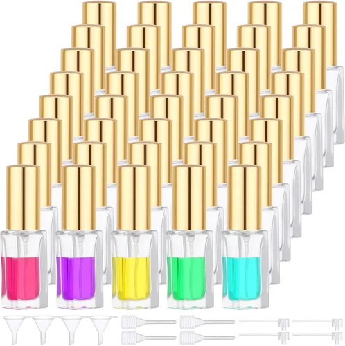 Miniatura 17 de Segbeauty Mini botella de perfume de viaje de 0.1 oz, atomizador de perfume de vidrio, pulverizador de colonia de viaje, botella de spray recargable
