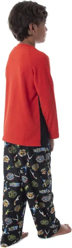 Miniatura 4 de Beyblade Burst - Conjunto de pijama para niños (2 piezas, camiseta y pantalones)