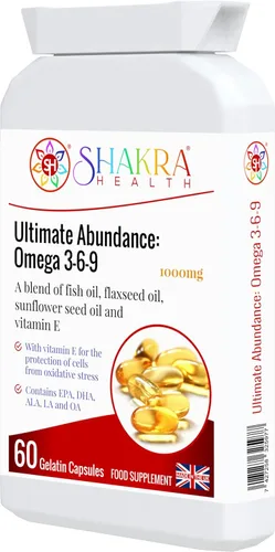 Miniatura 9 de Ultimate Abundance: Omega 3-6-9 El suplemento completo de aceite de pescado - Espiritualidad, ciencia y suplementos por Shakra Health
