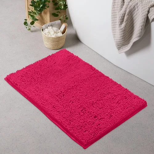 Miniatura 87 de LuxUrux Tapete de microfibra afelpada, de felpilla extrasuave, pelo largo de 1 pulgada, muy absorbente, para baño o ducha, lavar y secar a máquina