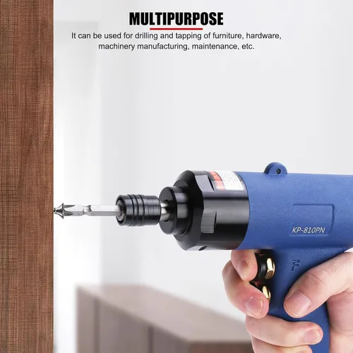 Miniatura 2 de Destornillador de aire, potente pistola de impacto profesional neumática, herramientas industriales KP‑810PN (EE. UU.)