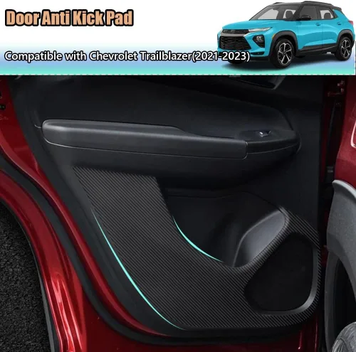Miniatura 2 de Accesorios interiores personalizados para Trailblazer 2021 2022 2023, calcomanías protectoras de película de borde lateral, 4 piezas por juego