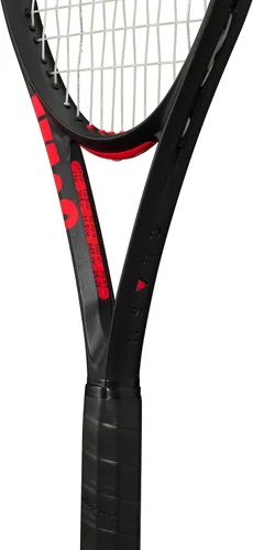 Miniatura 6 de Wilson Clash 100 Pro V3 - Raqueta de tenis de rendimiento para adultos, tamaño de agarre de 2-4 1/4 pulgadas, ensartada con Sensation 16 Natural