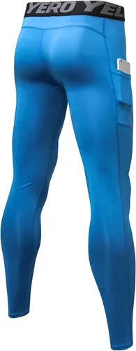 Miniatura 121 de SPVISE Pantalones de compresión para hombre, leggings para deportes, gimnasio, mallas atléticas frescas y secas, capa base para correr, fútbol