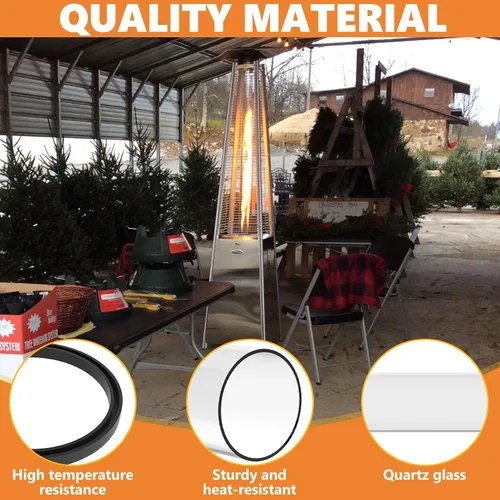Miniatura 4 de SafBbcue Calentador de patio de repuesto para calentador de patio Outdoot de 4 lados de propano líquido, 49.5 pulgadas de alto 4 pulgadas
