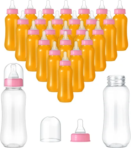 Miniatura 9 de Norme - Botellas de plástico de 9.5 onzas, juego de ducha, regalos de fiesta para decoración de baby shower, regalos de revelación de género