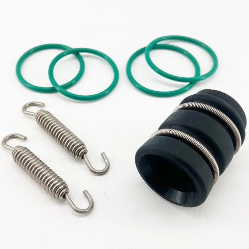 Cámara de expansión de 21/0.906 in a kit de resorte y sello de acoplador de silenciador Euro 2-Stroke KTM SX, Husqvarna TC y GasGas MC 65 85 105 cc