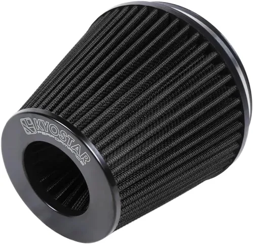 Miniatura 4 de Filtro de aire universal de alto flujo de 6 pulgadas y 5.984 in, entrada de aire frío de cono reutilizable, alto rendimiento, lavable, kit de aire
