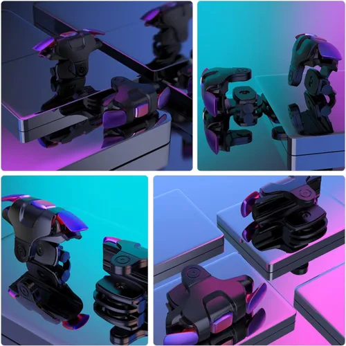 Miniatura 7 de Mikikit Phone Grip Controller 3 Pairs Gamepad Assist Mobile Game Handgrip Aim Fire Trigger for Phone Mobile Triggers Gaming s Durable Game Three 3