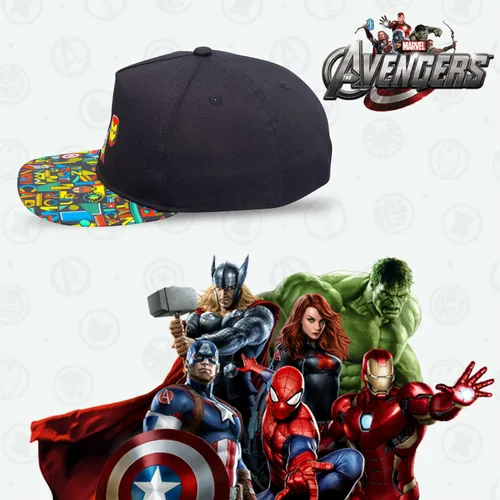 Miniatura 2 de Marvel Legends Capitán América, Ironman, Avengers, Hulk Gorra de béisbol para niños - Sombrero de los Vengadores para jóvenes de 5 a 14 años