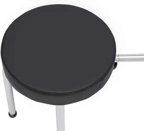 Miniatura 5 de YIYIBYUS Silla de pedicura para tecnología de uñas, herramientas de pedicura portátiles para pies, altura ajustable y resistente, estación de uñas