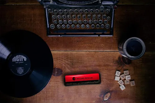 Miniatura 6 de Cepillo de limpieza de discos - Limpiador de discos de vinilo Record Rescue
