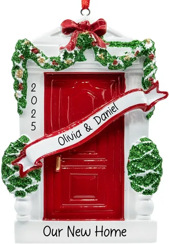 Miniatura 10 de Adorno de Navidad personalizado para casa de playa 2026 Casa de vacaciones de verano con arena para árbol de Navidad Nueva casa de playa