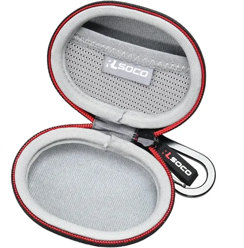 Miniatura 4 de RLSOCO Funda de transporte para auriculares inalámbricos Huawei FreeBuds Pro 5/Pro 4/Pro 3/Pro 2+/Pro 2/Pro - Negro (solo funda)