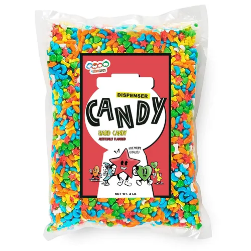 Miniatura 8 de Wee Winkers - 5 libras de caramelos a granel para máquina de dulces, el relleno perfecto para tu máquina de chicles, formas variadas con sabor a