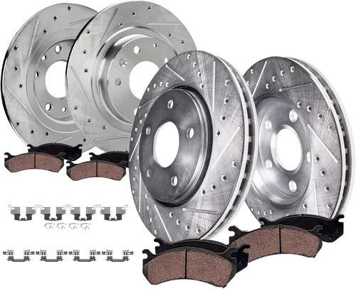 Miniatura 33 de Detroit Axle - Pastillas de freno para Dodge Ram 2500 3500 2003-2008, Ram 4000 2005-2008, 2004 2006 2007 Pastillas de freno de cerámica delanteras