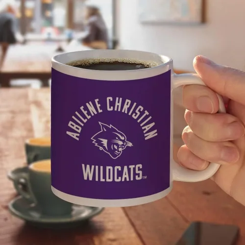 Miniatura 4 de Abilene Christian Wildcat Taza de café de cerámica, tazas de regalo novedosas para café, té y bebidas calientes, 11 onzas, color blanco