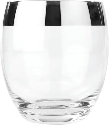 Miniatura 9 de Viski Irving - Juego de 2 vasos de cristal de cristal transparente de alta calidad con borde dorado, cristalería de cóctel con borde dorado