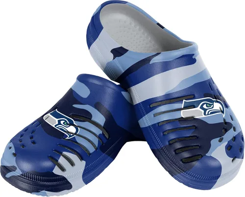 Miniatura 61 de FOCO - Sandalias de agua de jardín con logotipo de equipo de la NFL, para hombre, pantuflas, zuecos