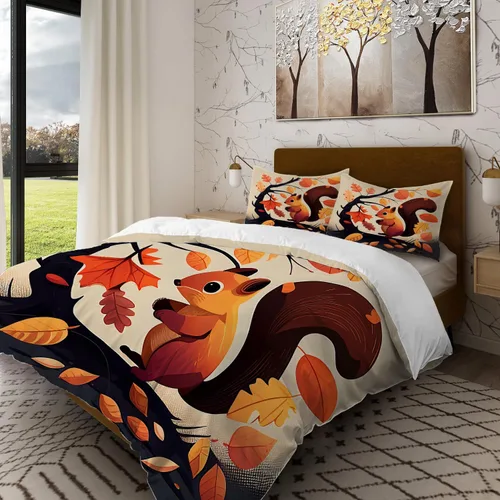 Miniatura 11 de Batmerry American Election Man Twin Size 100% Cotton Duvet Cover Sets, Yellow Hair Suit Green Background Bedding Set with Zipper Closure Corner
