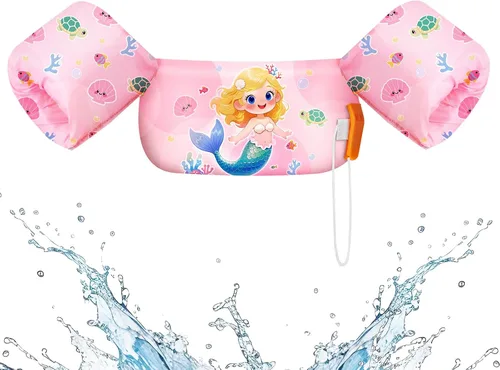 Miniatura 9 de HeySplash Chaleco de Natación para Niños, Flotadores de Piscina para Niños Pequeños, Chaleco de Natación para Niños con Correa Ajustable, Chaqueta