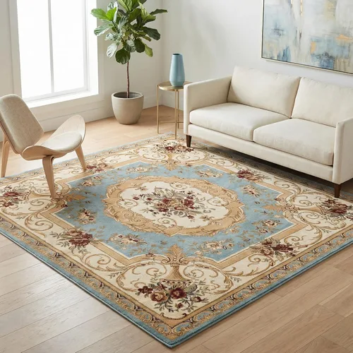 Miniatura 43 de Unique Loom Versailles Collection - Alfombra tradicional clásica con motivo floral, colección Versailles