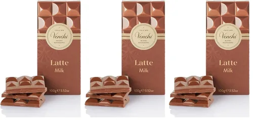 Miniatura 8 de Venchi - 85% Barra de chocolate extra oscuro, 3.52 onzas - Mezclas de cacao fino - Sin gluten - Vegano (paquete de 2)