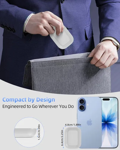 Miniatura 5 de Cargador para Airpod, cargador inalámbrico diseñado para Airpods 4 (ANC)/3ª/2ª generación, para el nuevo AirPod Pro 3 (2025)/2ª generación, Blanco-2